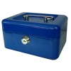 Caja de caudales azul