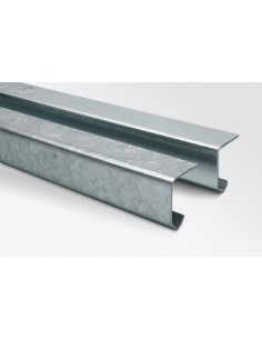 Perfil puerta corredera acero K20