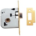 Cerradura madera embutir latonado con candado