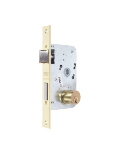 Cerradura madera embutir 20x50mm latonado