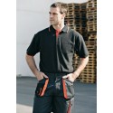 Polo manga corta negro TOP RANGE 647