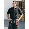 Polo manga corta negro TOP RANGE 647