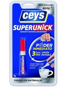 Pegamento instantáneo cianocrilato SUPERCEYS