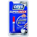 Pegamento instantáneo cianocrilato SUPERCEYS