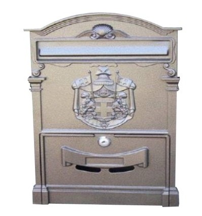 Buzón exterior aluminio 250x80x408 mm mod IMPERIO