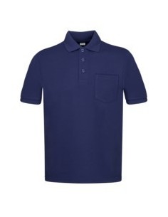 Polo piqué manga corta marino PQ-200