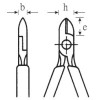 Alicate de corte lateral DIN 5749 mod 6600 8