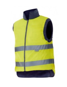 Chaleco reversible alta visibilidad navy/amarillo 148