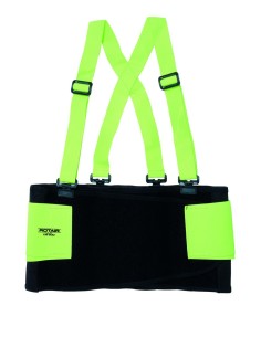 Faja lumbar con tirantes alta visibilidad CS-200