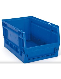 Gaveta apilable plegable azul
