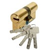 Cilindro seguridad leva larga mod C6 latón