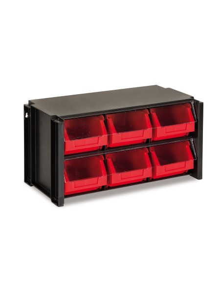 Estante organizador apilable con gavetas