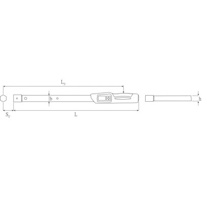 Llave dinamométrica electromecánica mod 730D