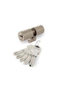 Cilindro seguridad perfil suizo mod SP niquelado