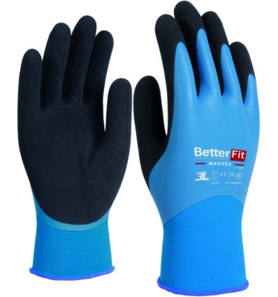 Guante poliéster-latex MAXITEX BL009