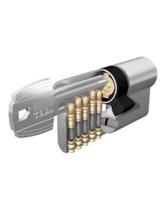 Cilíndro seguridad 40x60mm leva larga