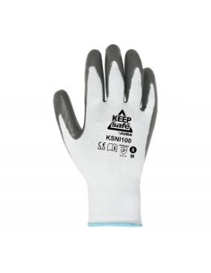 Guante poliester-nitrilo KEEPSAFE KSNL 100