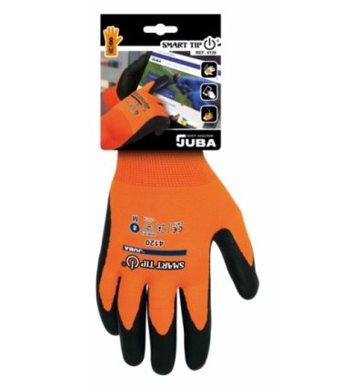 Guante nylon naranja SMART H4120
