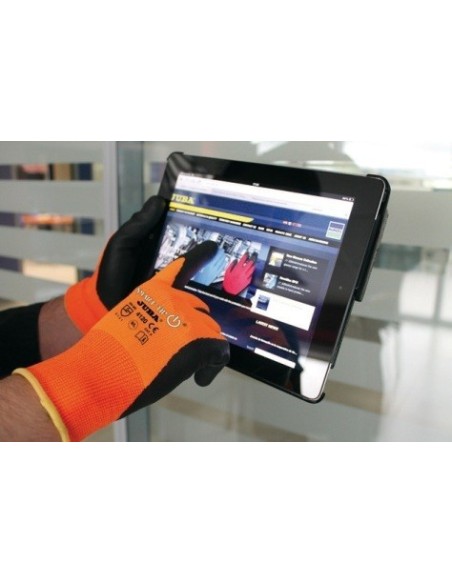 Guante nylon naranja SMART H4120