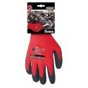 Guante nylon rojo/negro MECANICO H111805