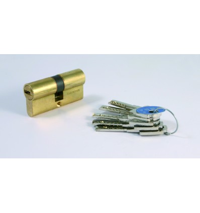 Cilindro seguridad T60 leva larga T655 niquelado