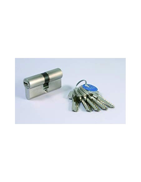 Cilindro seguridad T60 leva larga T655 niquelado