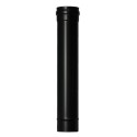 Tubo estufa pellet ø80 mm acero esmaltado negro