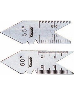 Patrones triangulares de acero para roscas