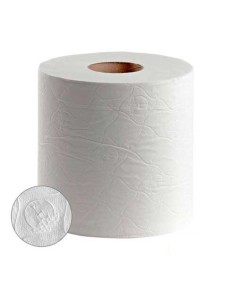 Papel secamanos bobina doble capa laminado 6 unidades