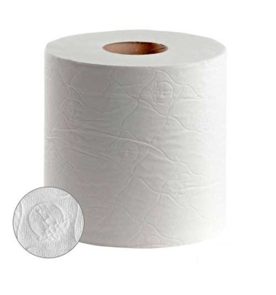 Papel secamanos bobina doble capa laminado 6 unidades