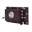 Cerradura sobreponer marrón 143x60 mm mod 231-12