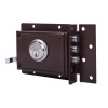 Cerradura sobreponer marrón 143x60 mm mod 231-12