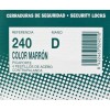 Cerradura sobreponer marrón 88x40 mm mod 240-7