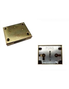 Cerradura sobreponer latón mod 500 llave A