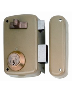 Cerradura sobreponer hierro esmaltado 60x33 mm 5056AHE60