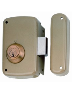 Cerradura sobreponer hierro esmaltado 60x33 mm 5056CHE60