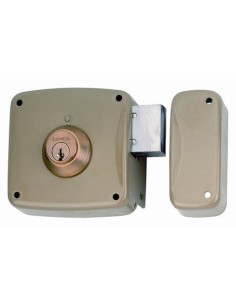 Cerradura sobreponer hierro esmaltado 100x50 mm 5124AHE10
