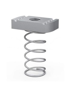 Tuerca para guia perforada STRUT 41X41 mm muelle largo