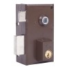 Cerradura sobreponer 70x40mm 56b70dhp pintada