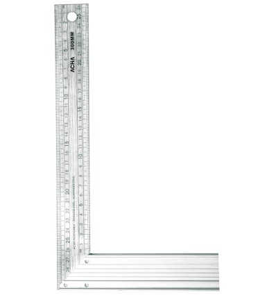 Escuadra de carpintero aluminio-inoxidable