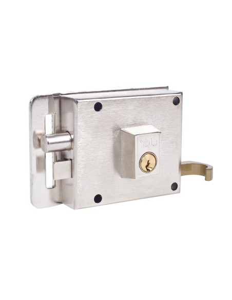Cerradura sobreponer 100x55mm 610dhn niquelada