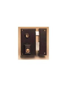 Cerradura sobreponer 70x40mm 56br70dhp pintada