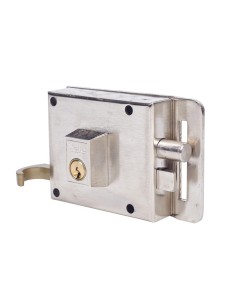 Cerradura sobreponer 120x60mm 612dhn niquelada