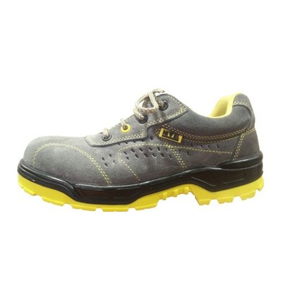 Zapato seguridad serraje gris punta metal TURPINE S1P