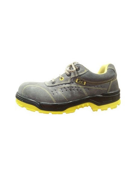 Zapato seguridad serraje gris punta metal TURPINE S1P