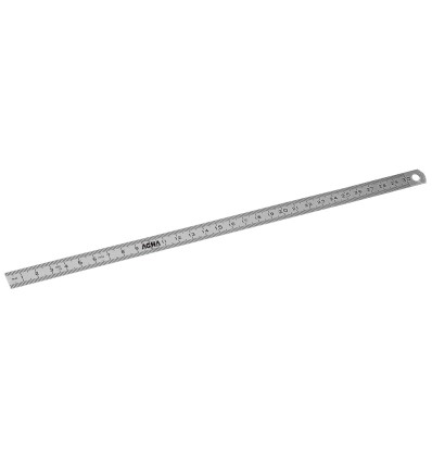 Regla milimetrada inoxidable flexible