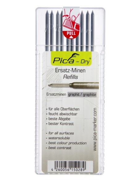 Estuche con 8 minas dry
