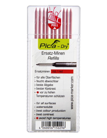 Estuche con 10 minas dry en blister