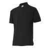 Polo piqué manga corta negro 105502