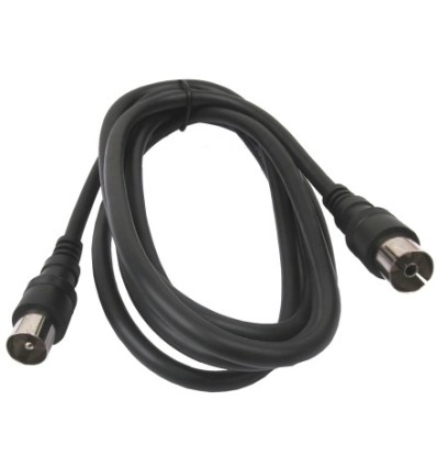 Prolongador cable de antena negro